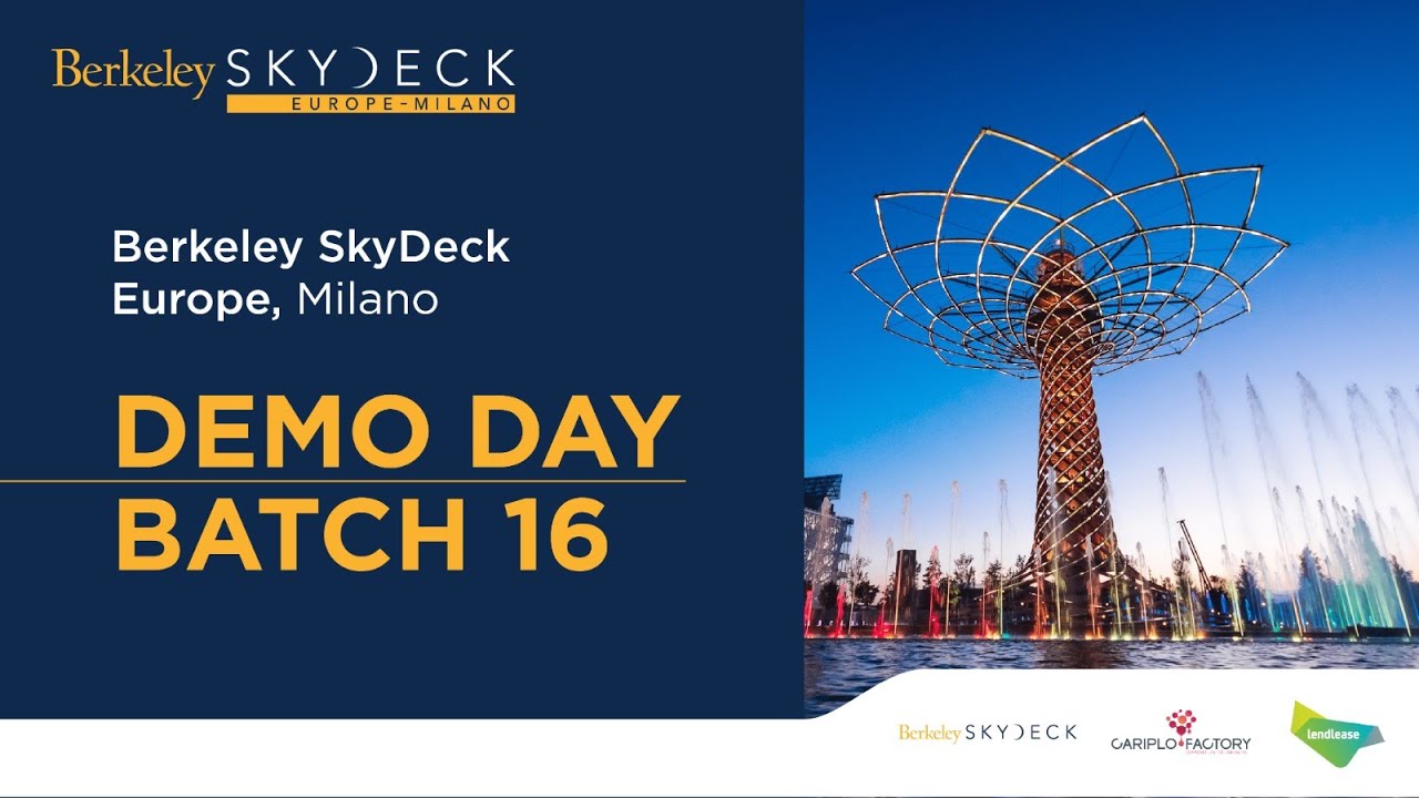 Demo Day | Berkeley SkyDeck Europe, Milano | Batch 16