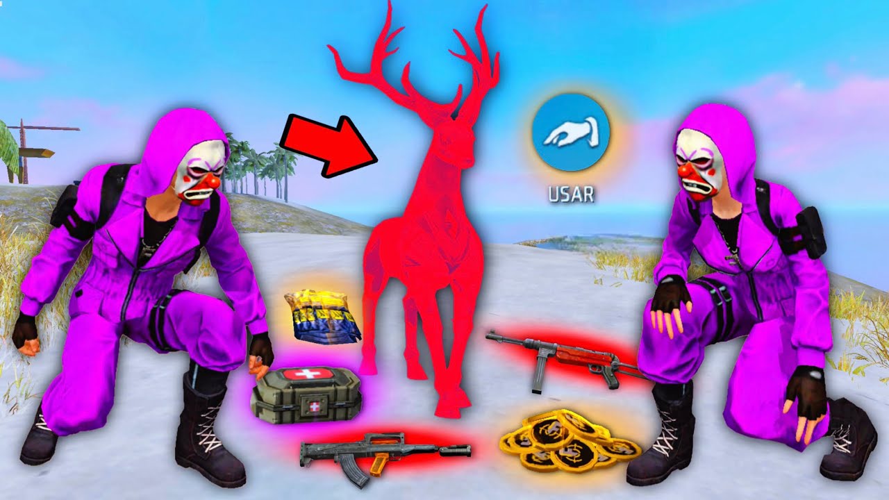 SOLO PODEMOS USAR LAS ARMAS QUE NOS DA EL VENADO 😰 FREE FIRE