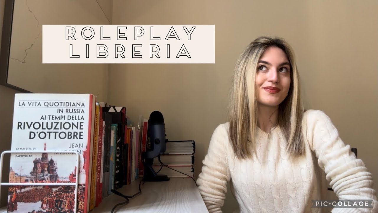 ROLEPLAY COMMESSA LIBRERIA (soft spoken blue yeti asmr ita)