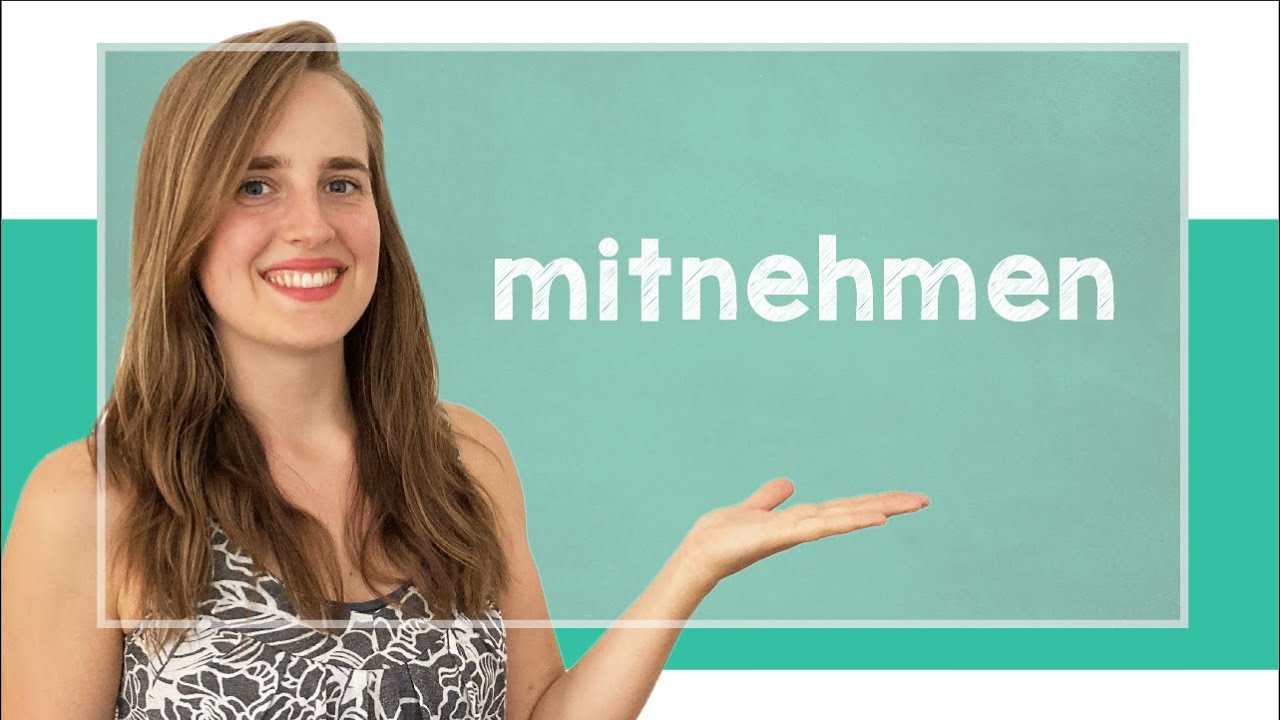 Learn the Difference Between mitbringen and mitnehmen - B1 [with Jacqueline]