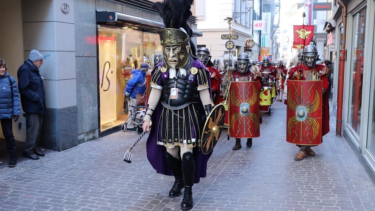Güdismäntig Luzerner Fasnacht 2022 | Rüssgusler, Musegg Geischter, Monster Guugger, Näbelhüüler, LHL