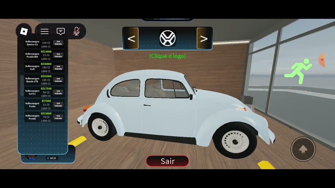 Mecânica brasileira no Roblox