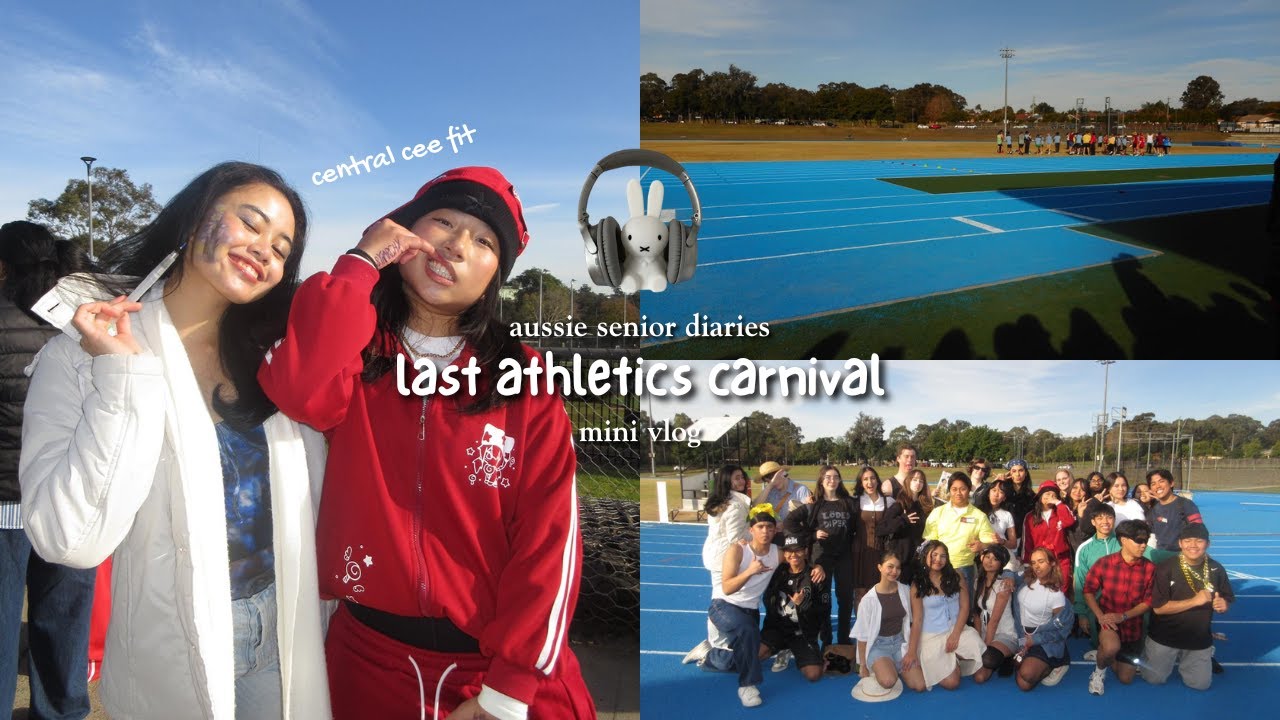 aussie senior diaries; last athletics carnival mini vlog 🐻