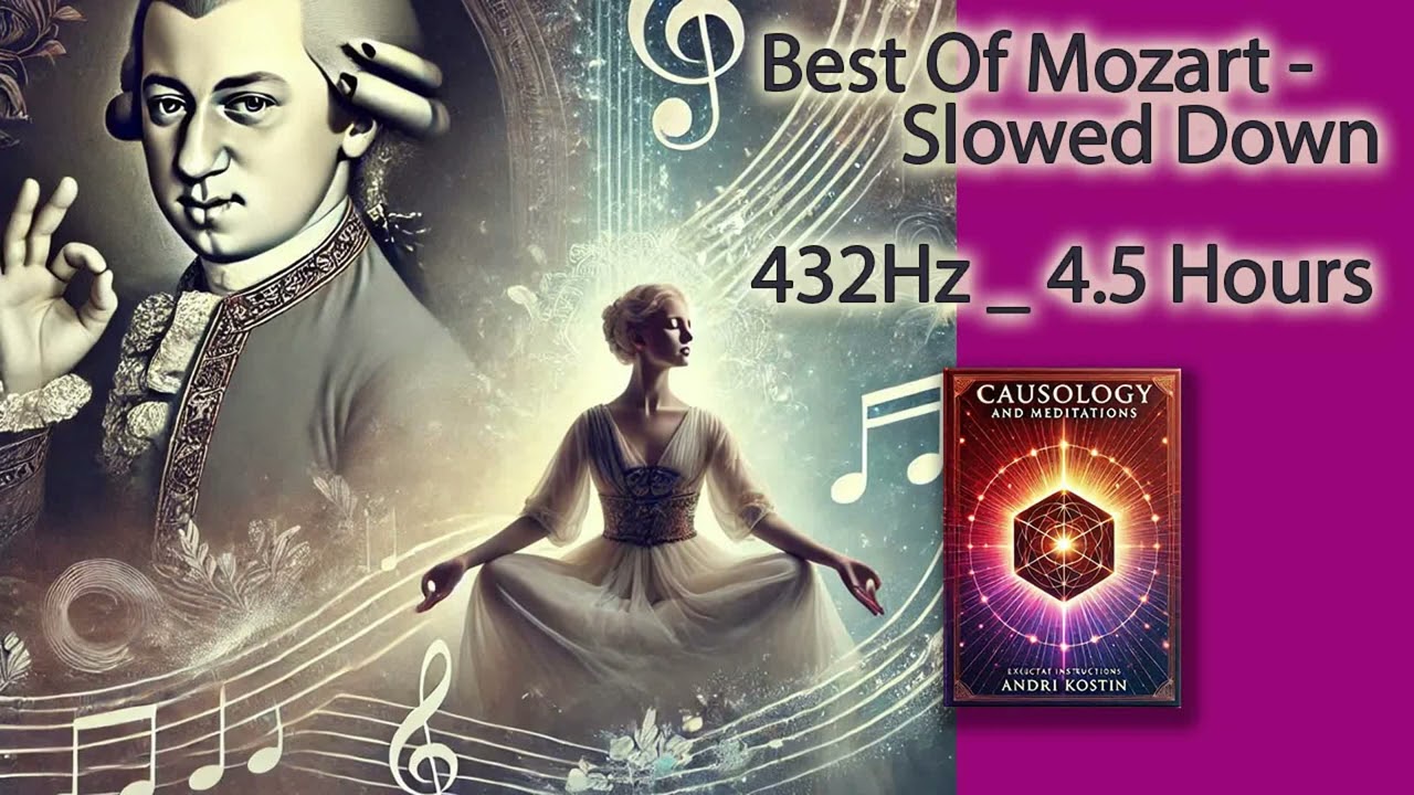 Каузология и Медитации 432Hz. Best Of Mozart   Slowed Down    4.5 Hours