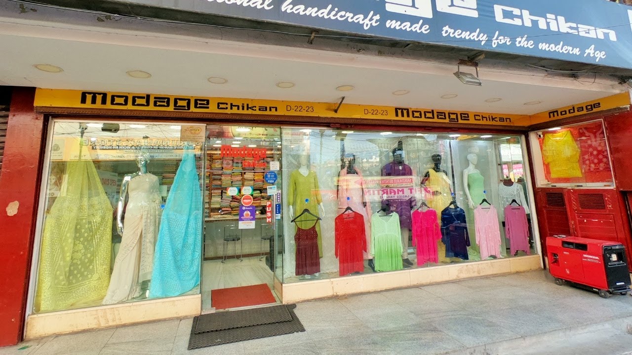 Modage Chikan , Janpath Market , Hazratganj Lucknow - 9838280201 , Chikan Kurti & Cloths Showroom