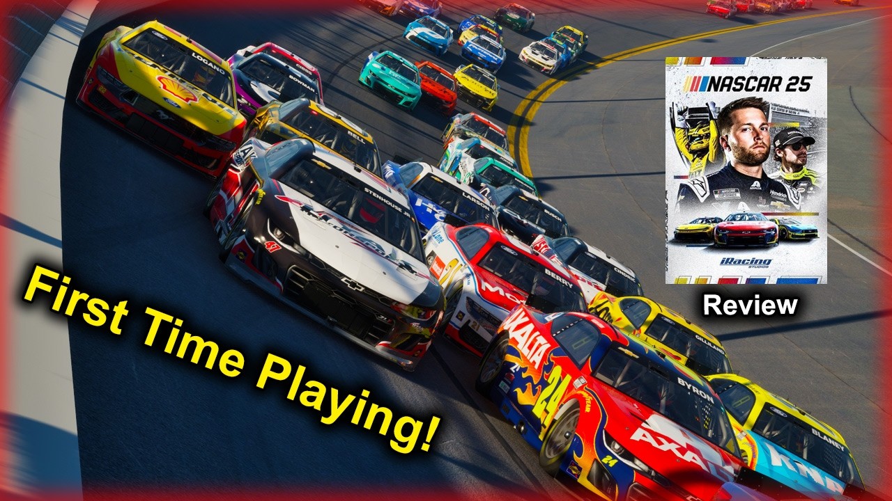 Первый раз играю в NASCAR 25!