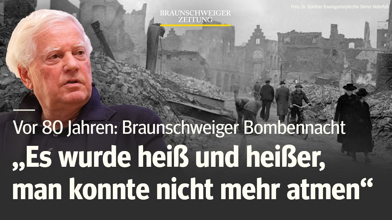 Braunschweiger Bombennacht vor 80 Jahren – Ein Zeitzeuge blickt zurück