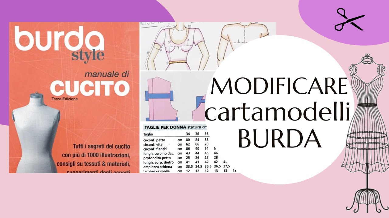 Taglia irregolare: modificare i cartamodelli Burda