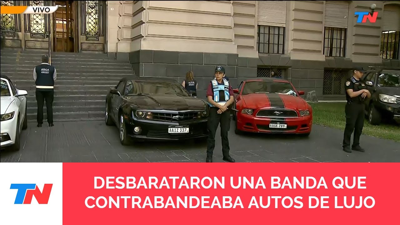 Detuvieron a una banda que contrabandeaba autos de lujo que alquilaba para grabar videos de artistas