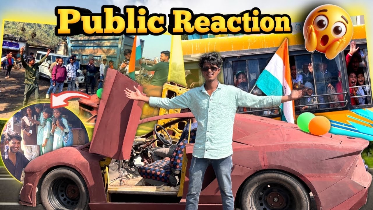 Lamborghini Public Reaction 😱🔥 | Republic Day 🇮🇳