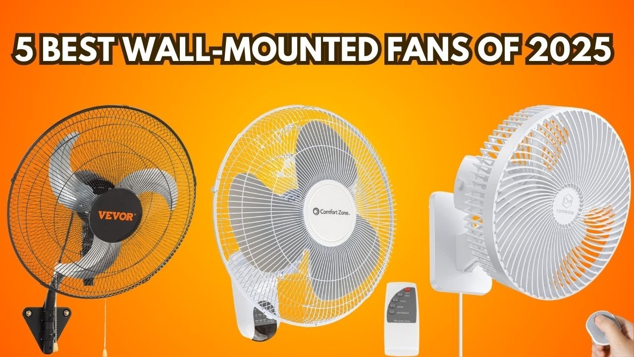 Best wall mounted fans | BEST Wall Mounted Fans for 2025 |
