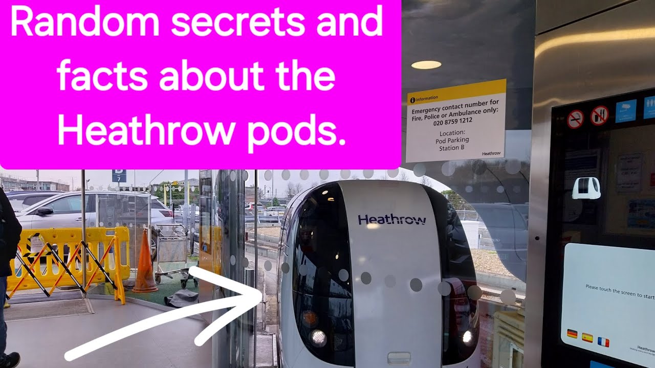 Random secrets and facts about the Heathrow pods. #Heathrowpods