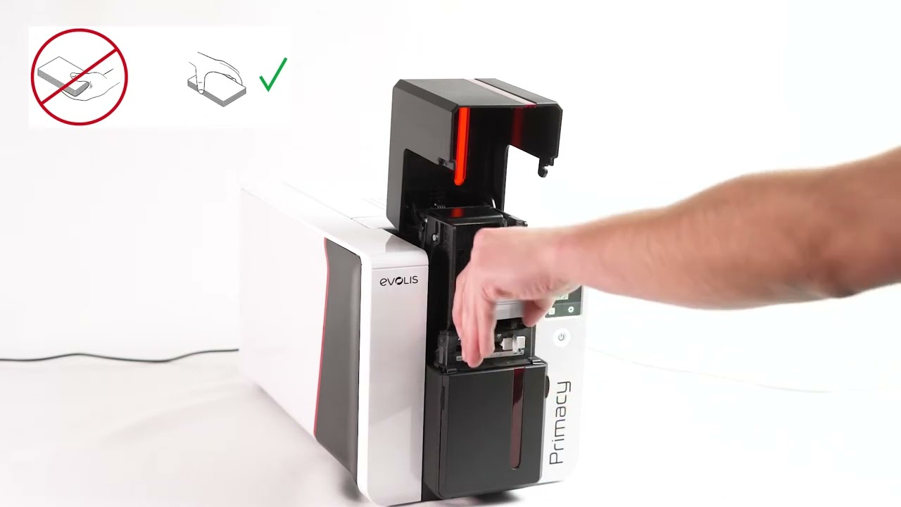 Drukarka kart plastikowych Evolis Primacy 2 -  Regularne czyszczenie