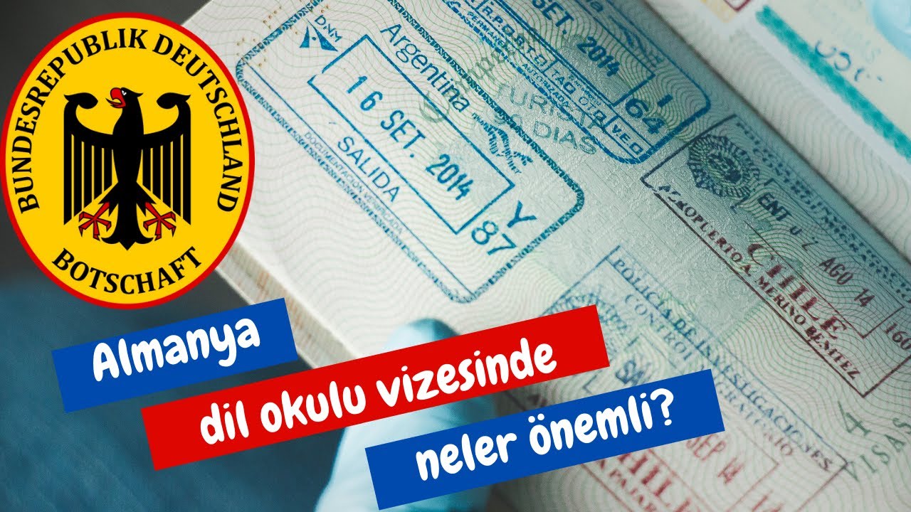 Almanya, dil kursu vizesinde dikkat edilmesi gereken hususlar