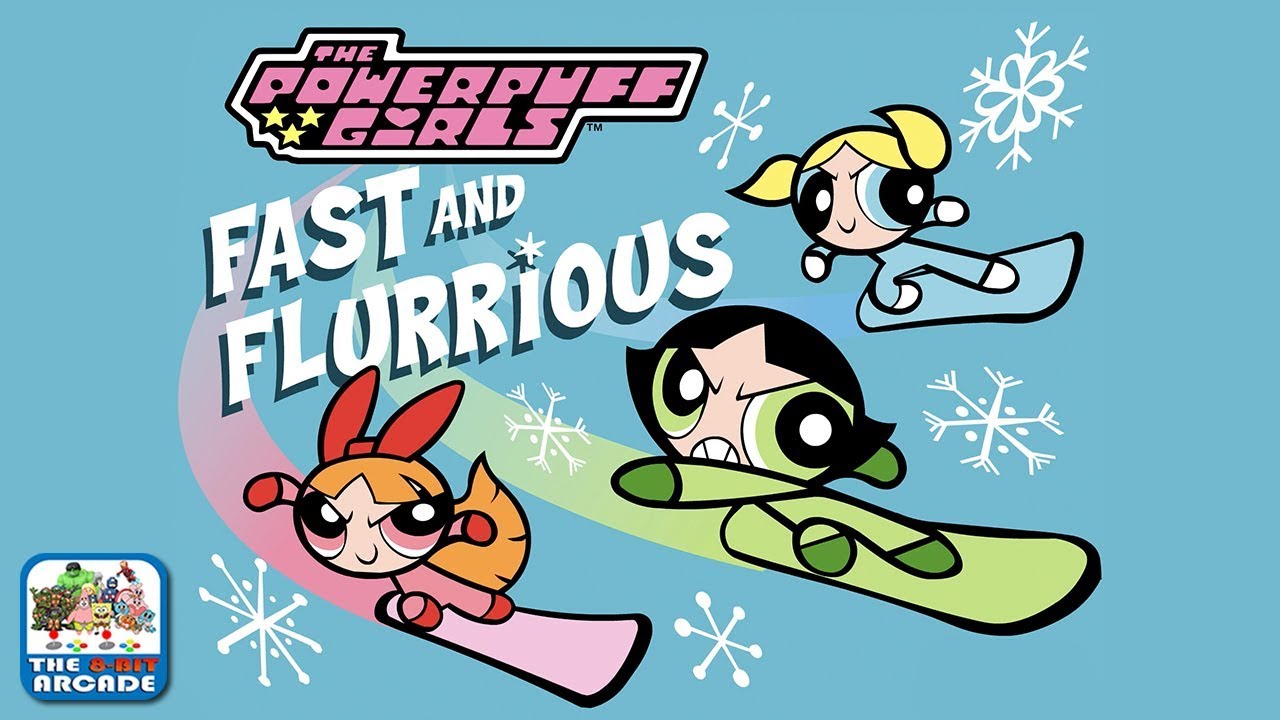 The Powerpuff Girls: Fast and Flurrious - Shred the Snowy Slopes (Cartoon Network Games)