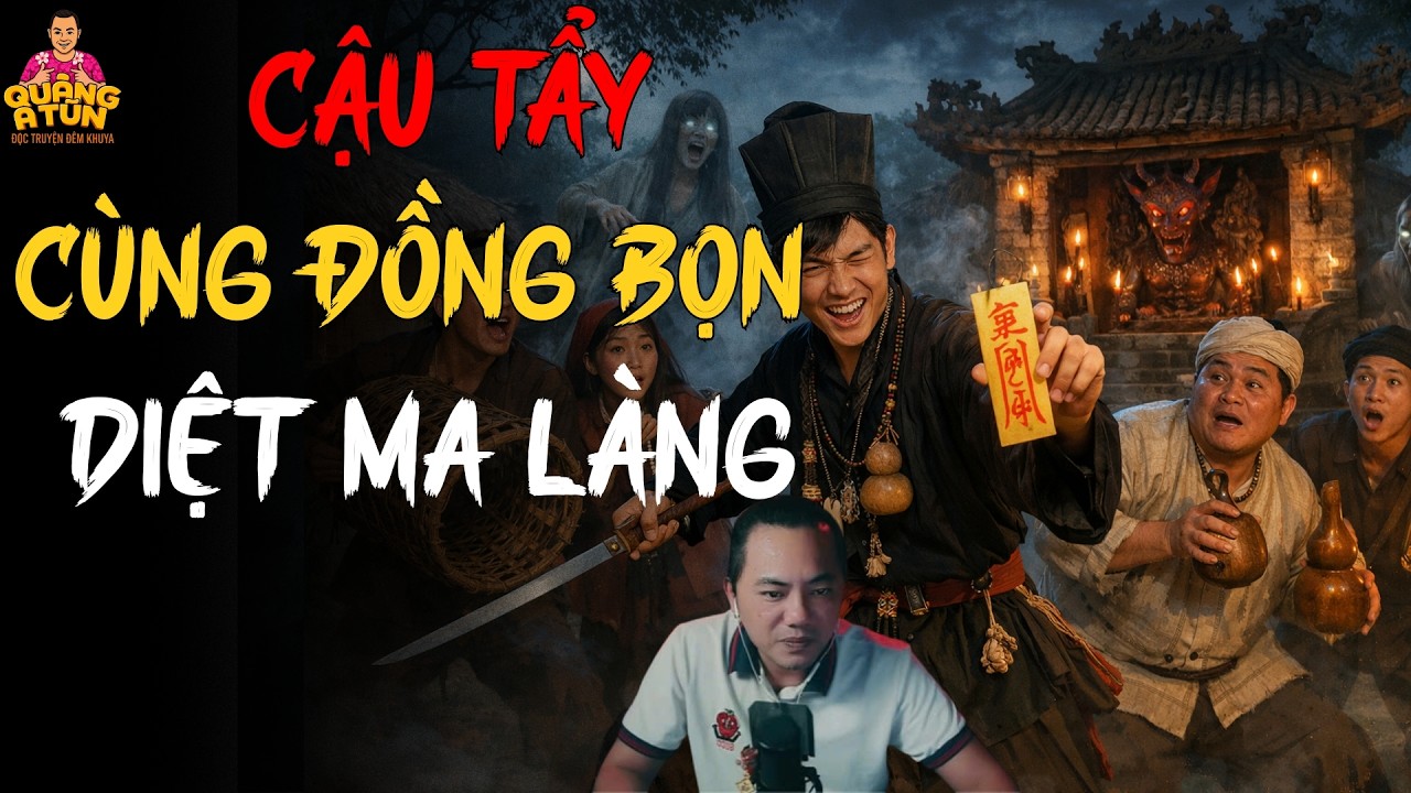 TRUYỆN MA MỚI 2026 : CẬU TẨY CÙNG ĐỒNG BỌN DIỆT MA LÀNG TẬP 2 | TRUYỆN MA QUÀNG A TŨN