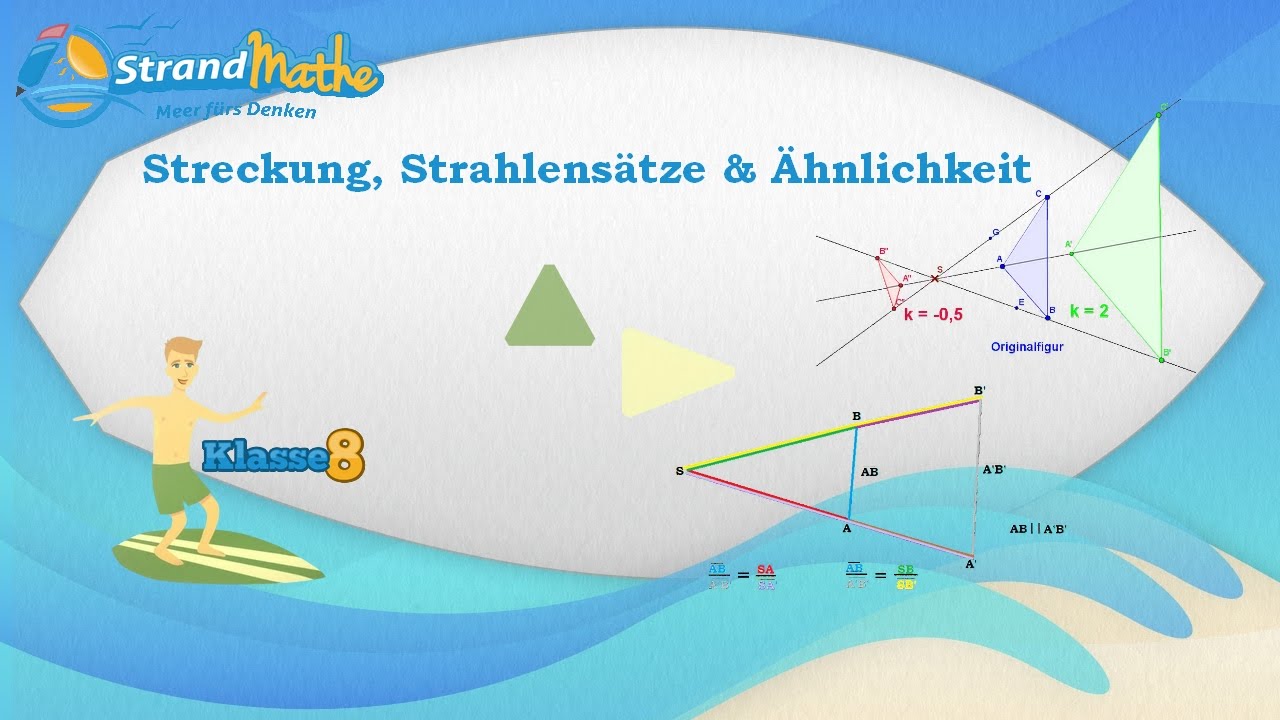 Streckung, Strahlens&auml;tze & &Auml;hnlichkeit - Klasse 8 - Grundlagen