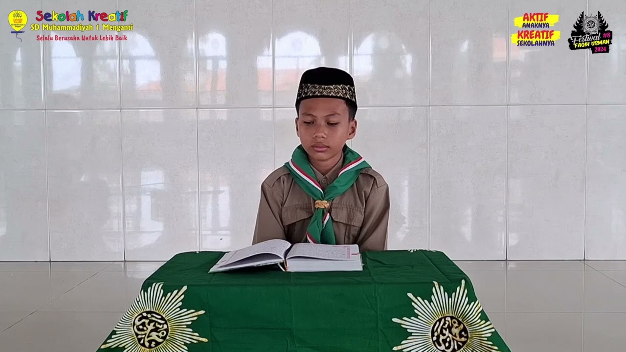 LOMBA TILAWATIL QUR’AN FFU#8 : 13. ZAIDAN DZAKA RAMADHAN - SD MUHAMMADIYAH 1 MENGANTI