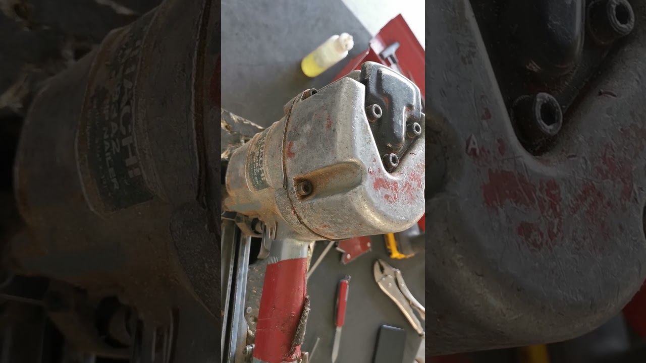 Hitachi NR83A2 Nailer Top Cover Leak/ Fuegas de aire en la Cubierta Superior -  English / Español