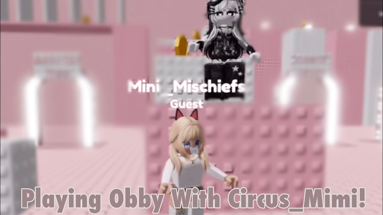 Playing A Checkpoint Obby With @Circus_Mimi! 💗🫶🏻