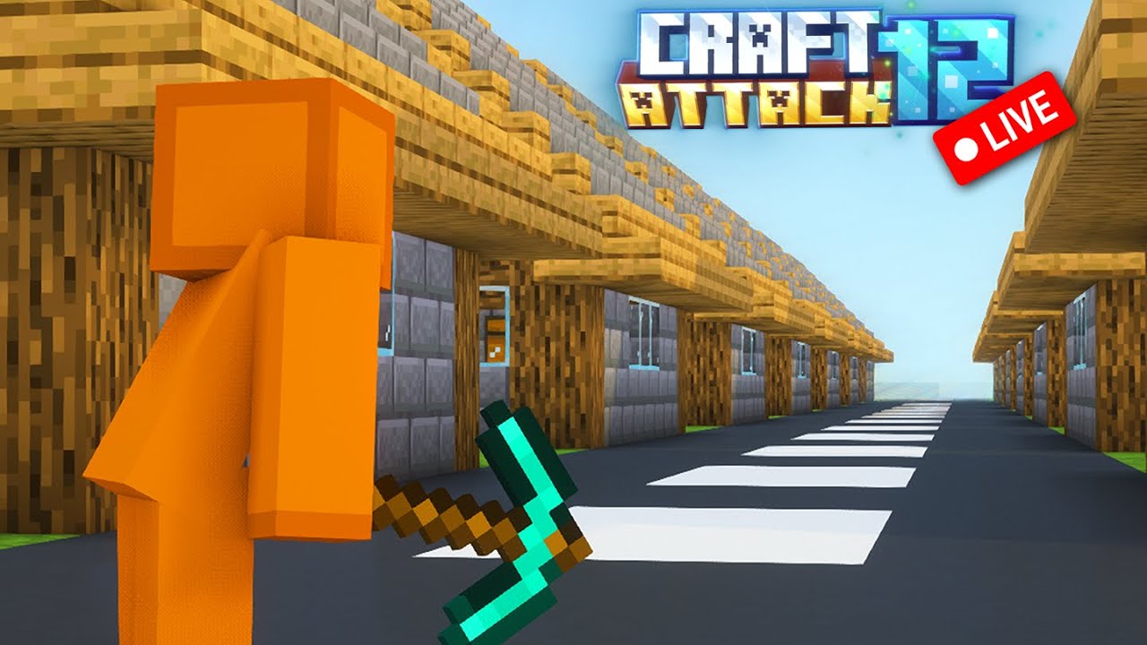 🔴LIVE! CRAFT ATTACK 12 I H&auml;user bauen UND das WICHTIGER EVENT!!!