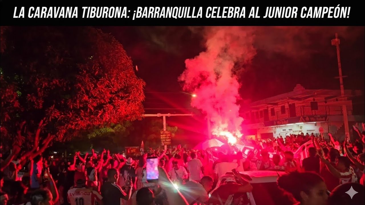Asi se ve el ambiente de la caravana del junior por la discotecas y estaderos en Barranquilla 