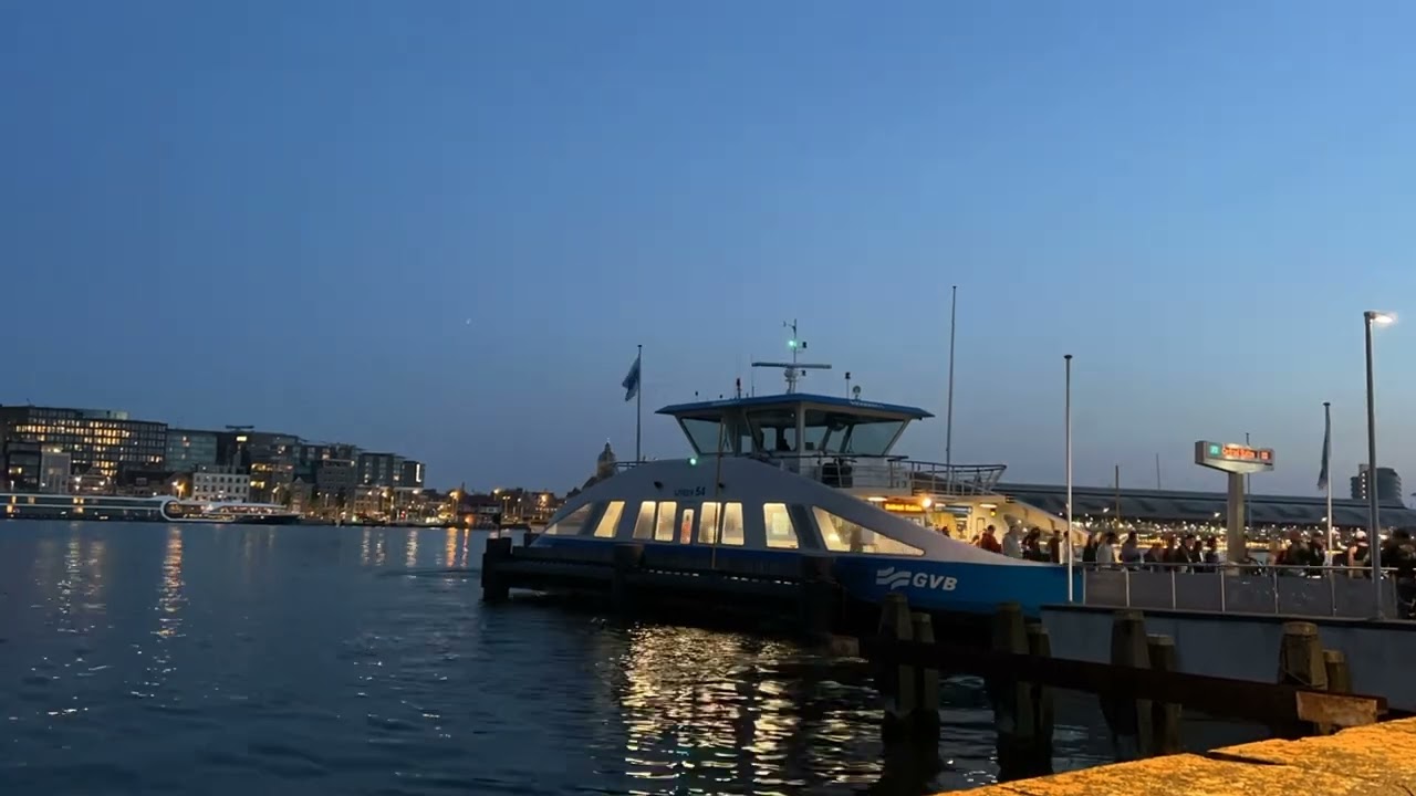 Amsterdam Central Station Timelapse News Year 2025 #amsterdam #amsterdamvibes