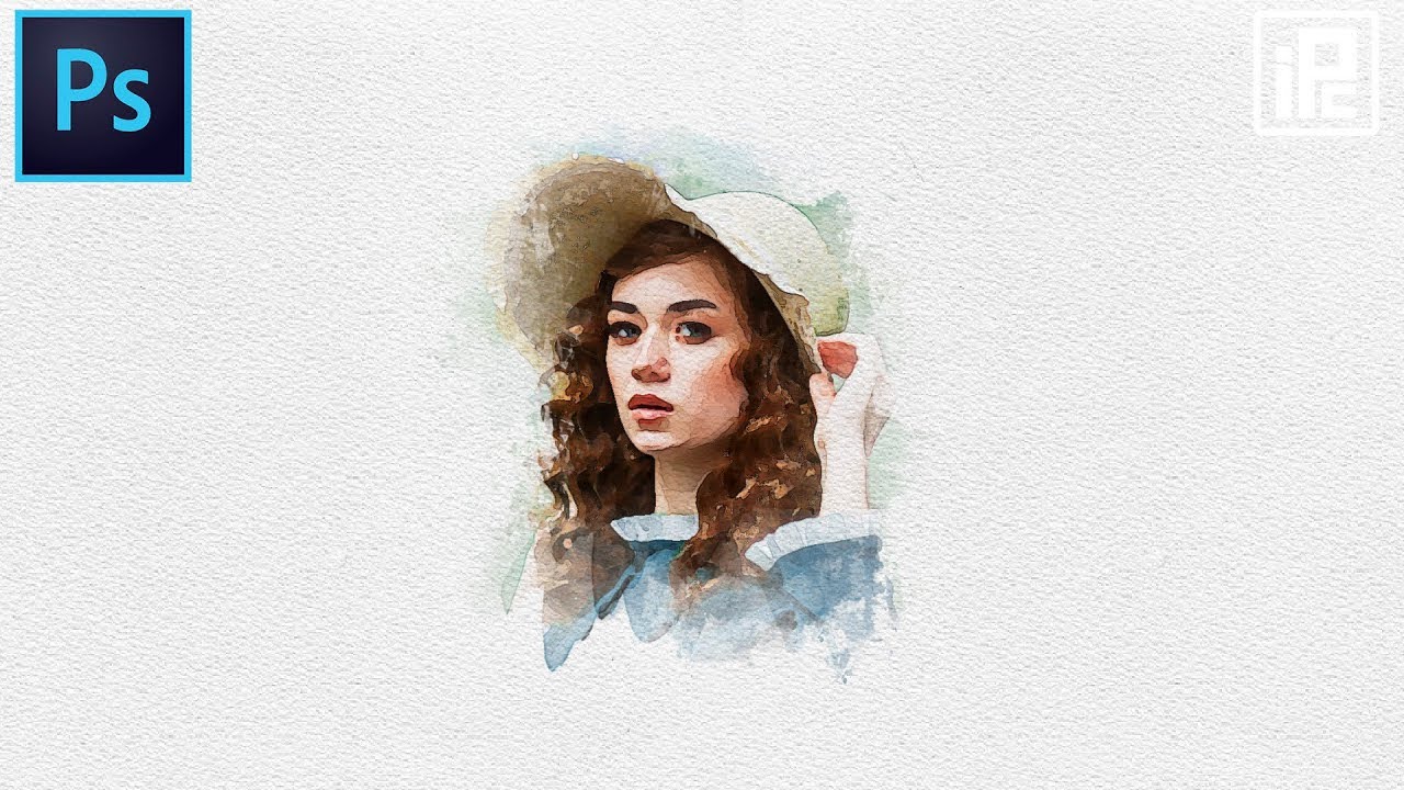 Как создать эффект акварельной живописи в Photoshop. iLLPhoCorPhics