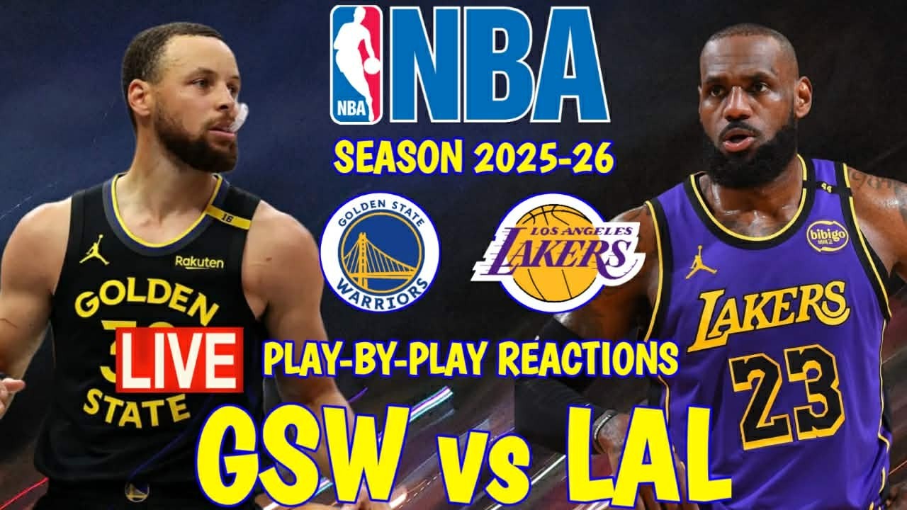 LA LAKERS at GOLDEN STATE I SEASON 2025-26 I PLAY-BY-PLAY REACTIONS