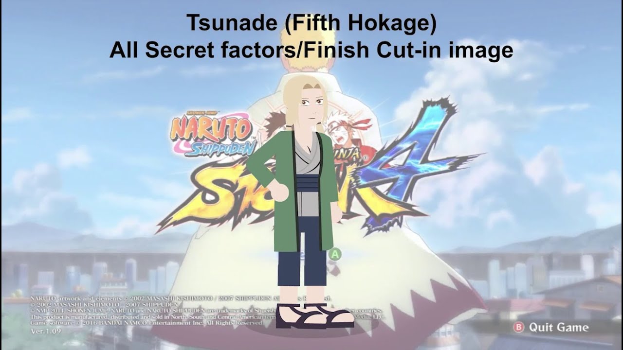 Tsunade Fifth Hokage Cut-In Images