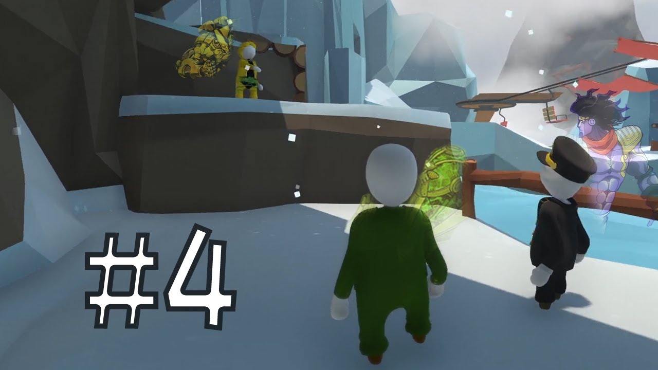 【声真似】2年の時が止まっていた承太郎と花京院 Human: Fall Flat #04