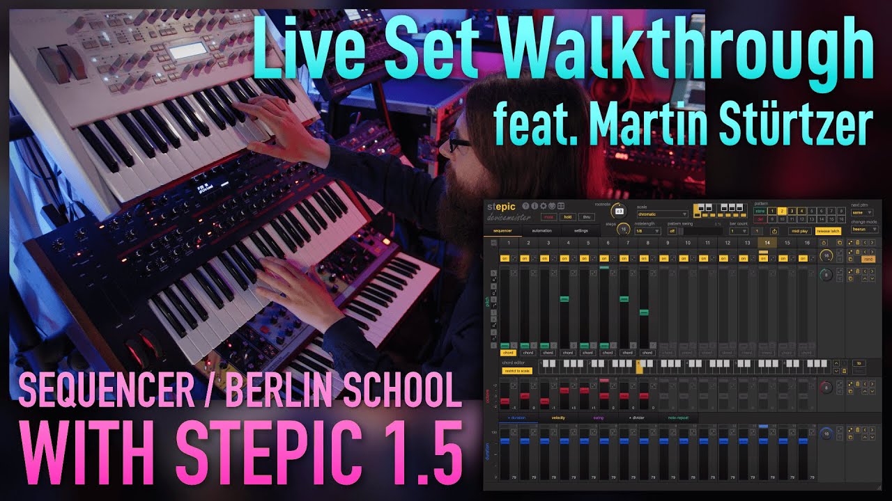 Stepic 1.5 Live Set Walkthrough by Martin Stürtzer | Devicemeister