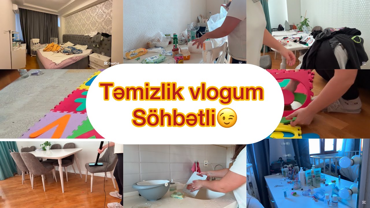 Təmizlik vlogum (Söhbətli) part 3 #temizlik #vlog #bylala