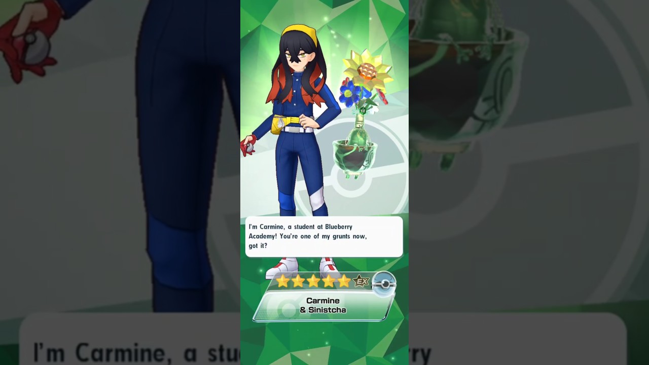 Pok&eacute;mon Masters EX - Carmine and Sinistcha Pok&eacute; Fair Scout ❤️