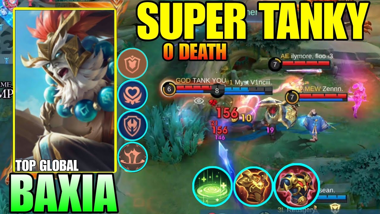 Baxia Best Build and Emblem 2025 pt.417 - Build Top 1 Global Baxia ~ MLBB