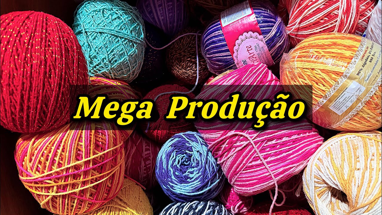 💥MEGA PRODUÇÃO DE CROCHÊ 🧶 CORES LINDAS😍