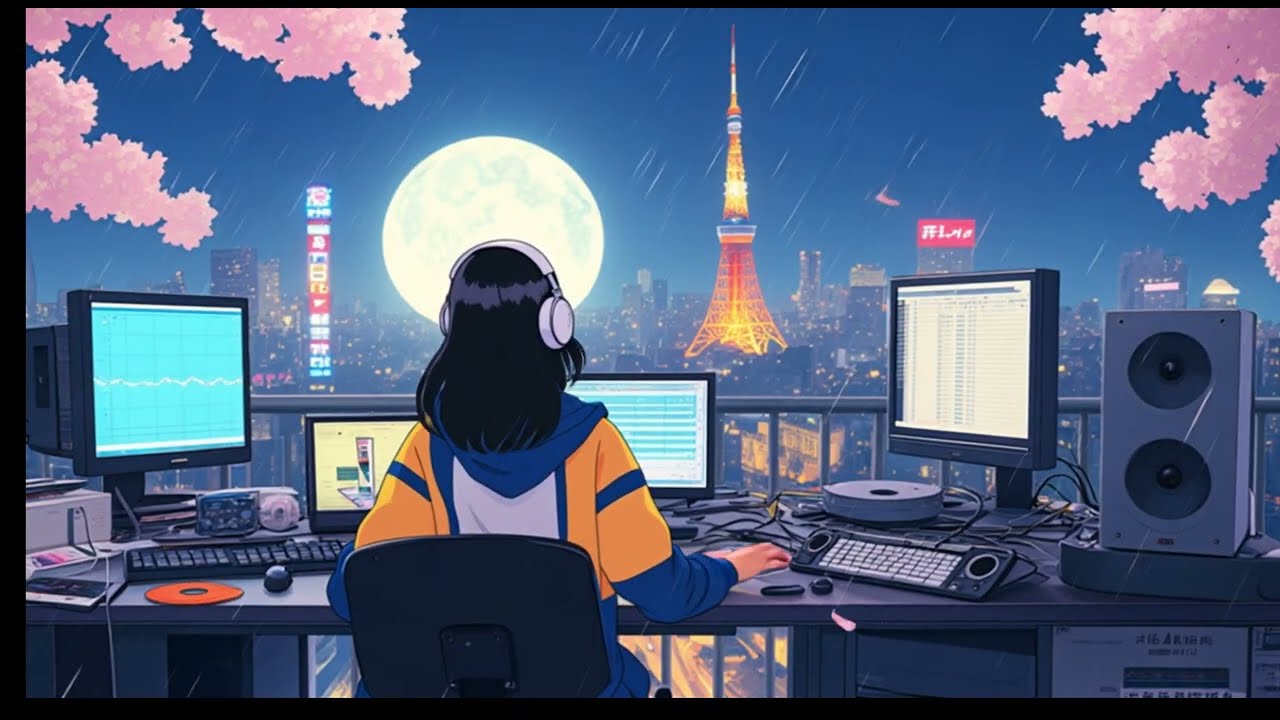 Tokyo 3AM ☔ Japanese Lo-Fi Hip Hop • Lluvia • Anime Aesthetic