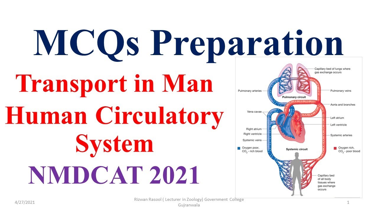Transport in Man, #Circulatory System, #Cardiovascular system, #NMDCAT2021, #MDCAT