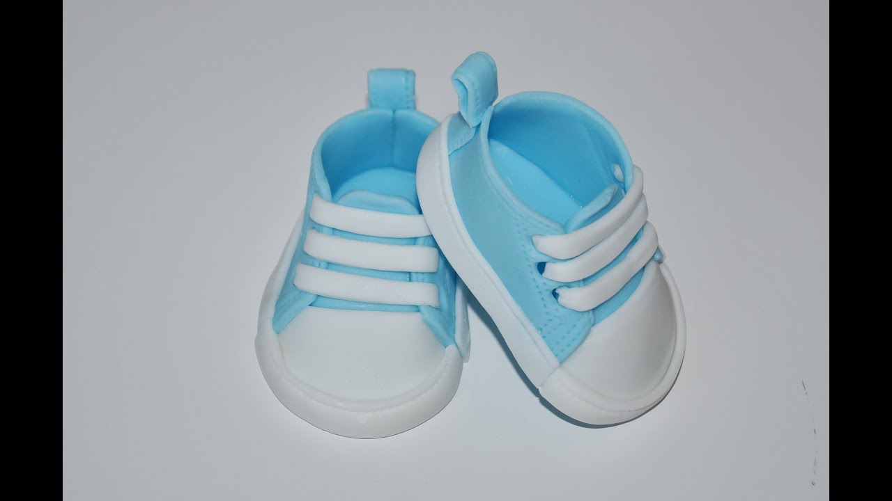 Cake decorating tutorial | How to make baby converse shoes | Sugarella Sweets