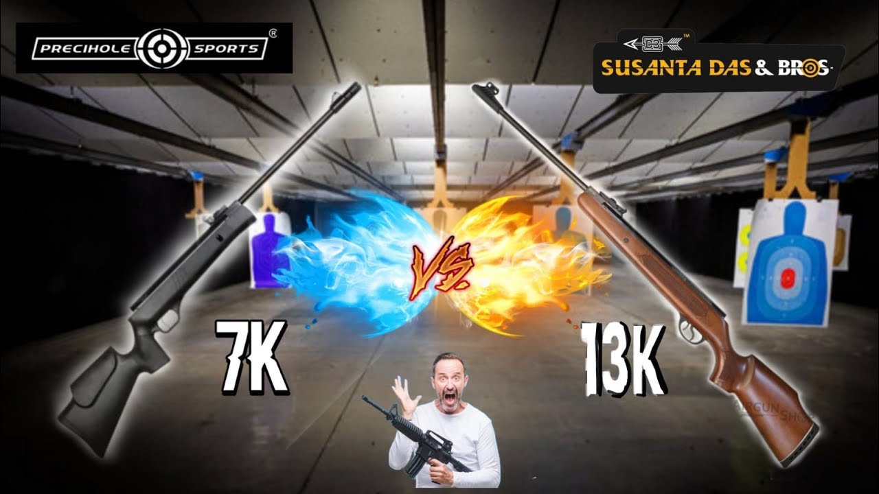 SDB vs Precihole | Sniper & vx100 | 15m group test with 8.7g pellet