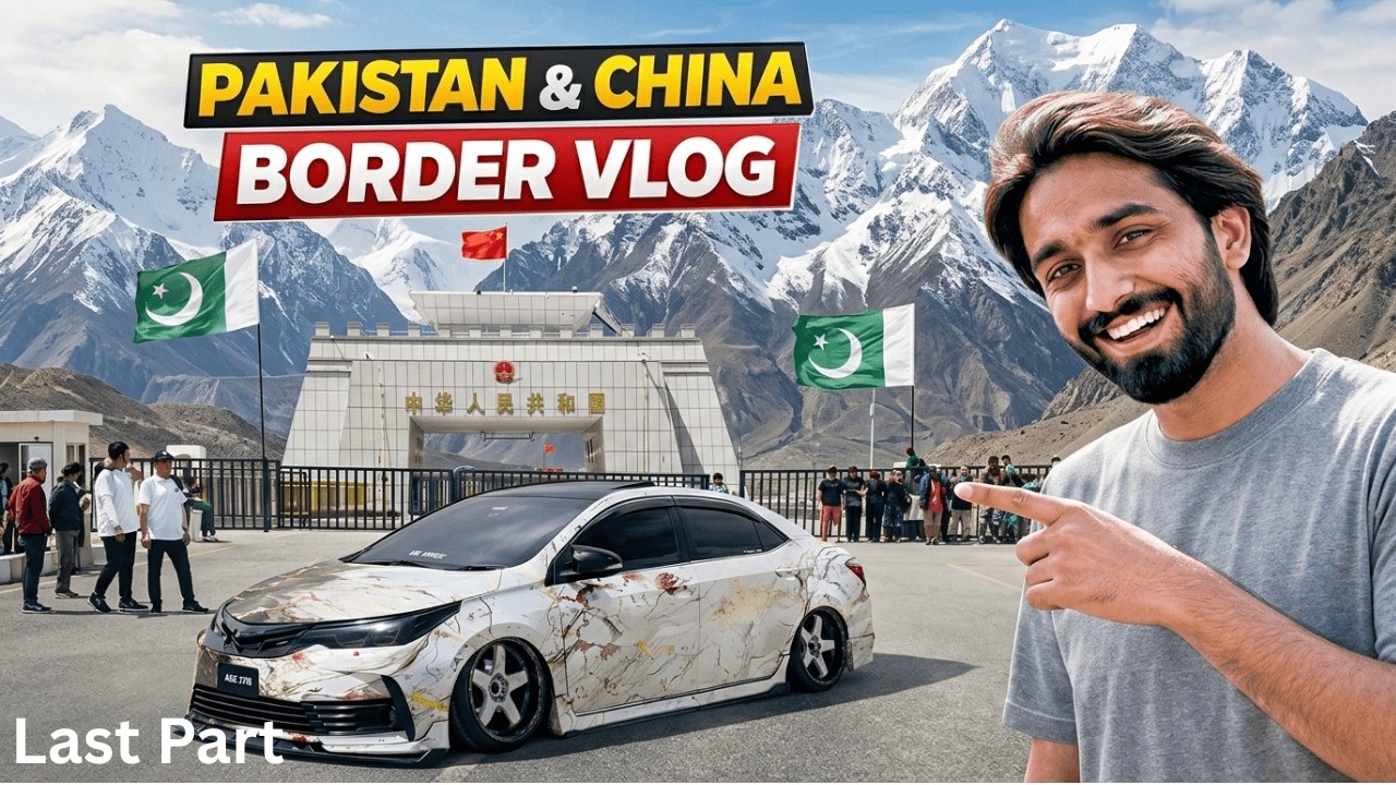 I Took My Lowered Car to the China Border! 😳 Pakistan–China Border Vlog