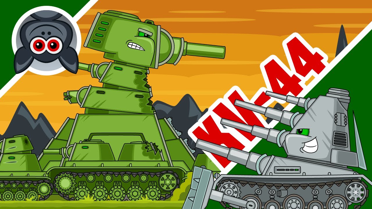 КВ-44 vs Pz-3-MS. Стальной монстр и Супермутанты. Мультики про танки