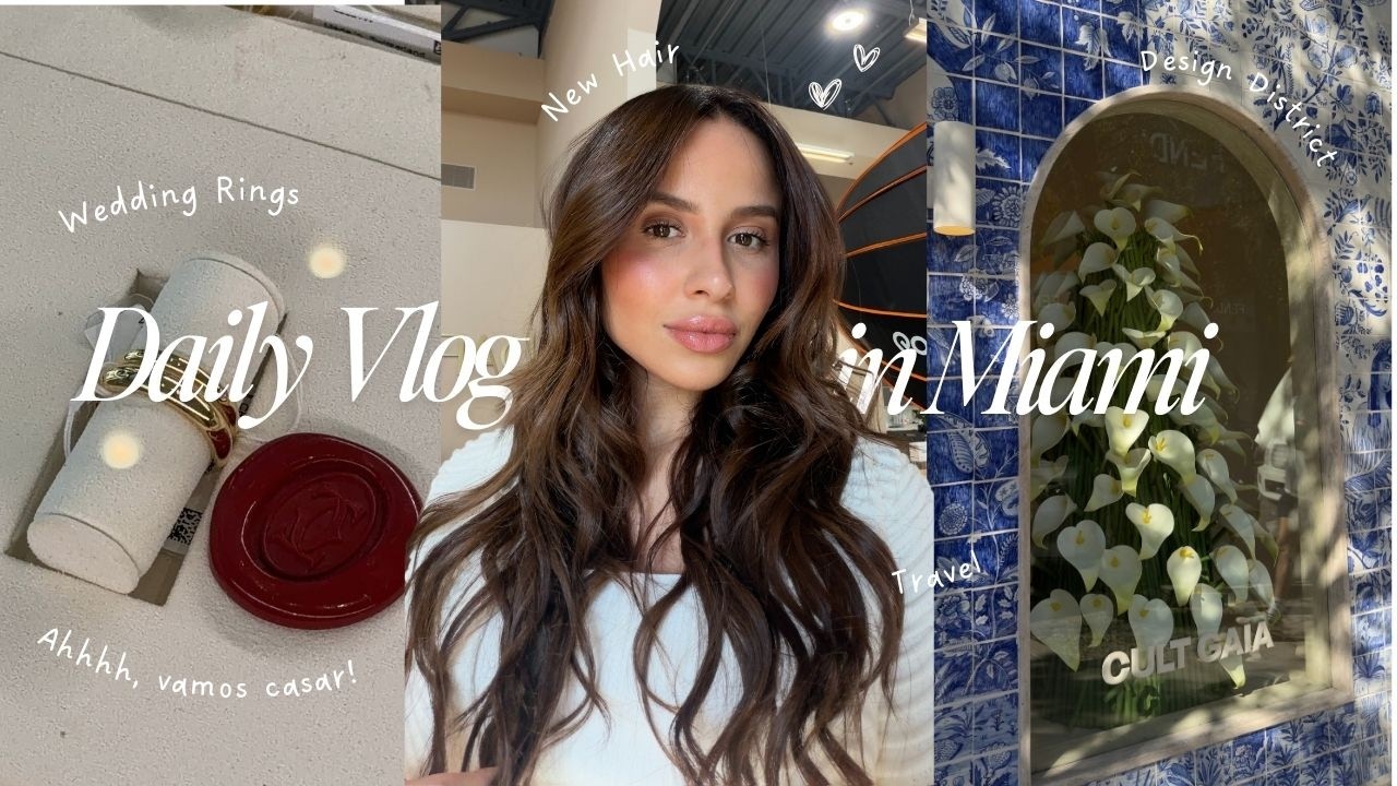 MIAMI VLOG | Nós vamos casaaaar! Preparativos, Rotina de Skincare & Cabelo Novo (aprontei)