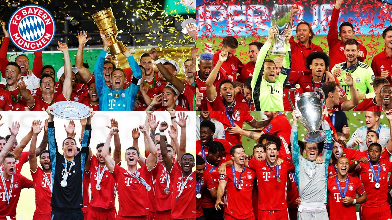 4 Titles, 4 Trophies - All FC Bayern Cup Lifts in 2020