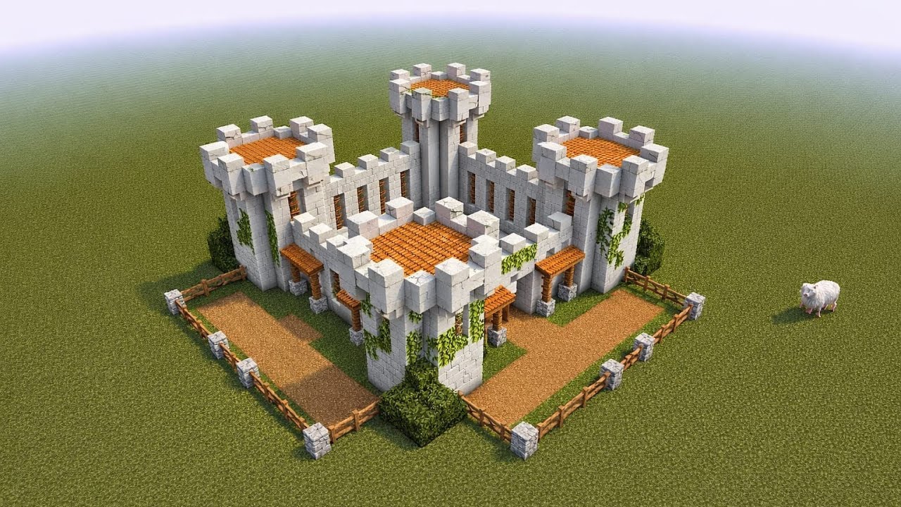 Minecraft - COMO FAZER CASTELO DE SOBREVIVÊNCIA - Tutorial