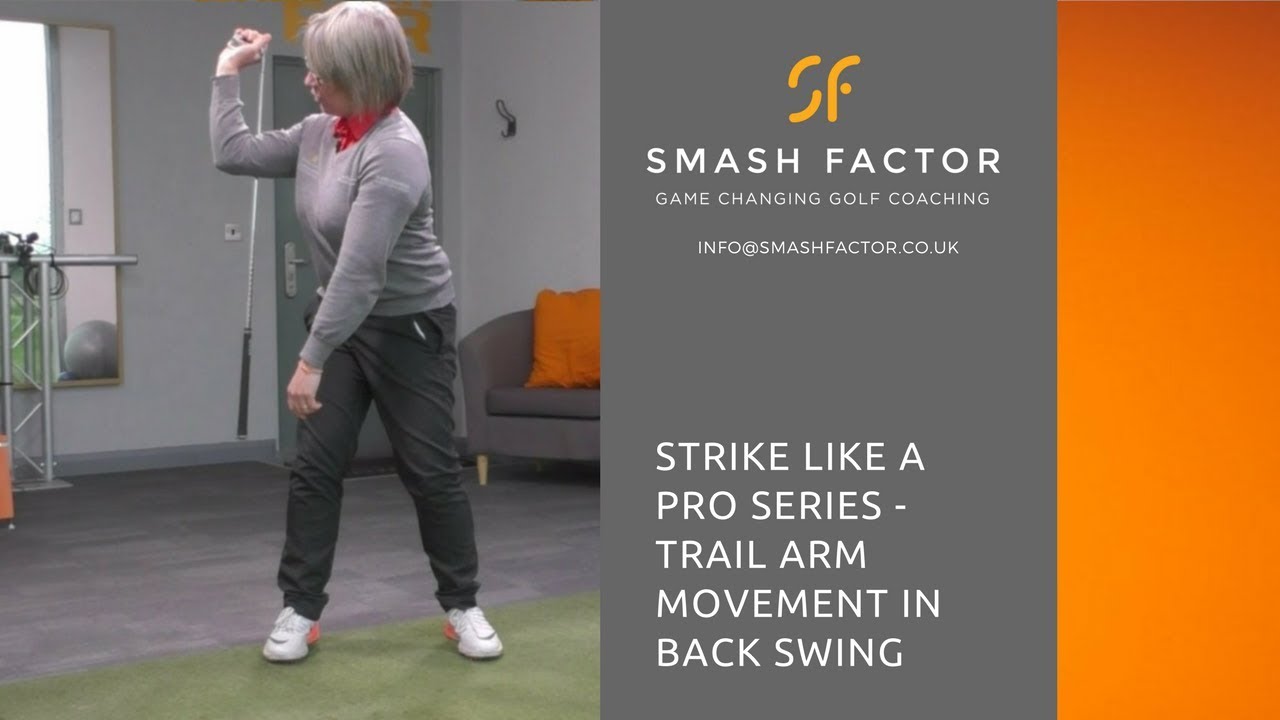 Movement & position of trail arm during golf back swing