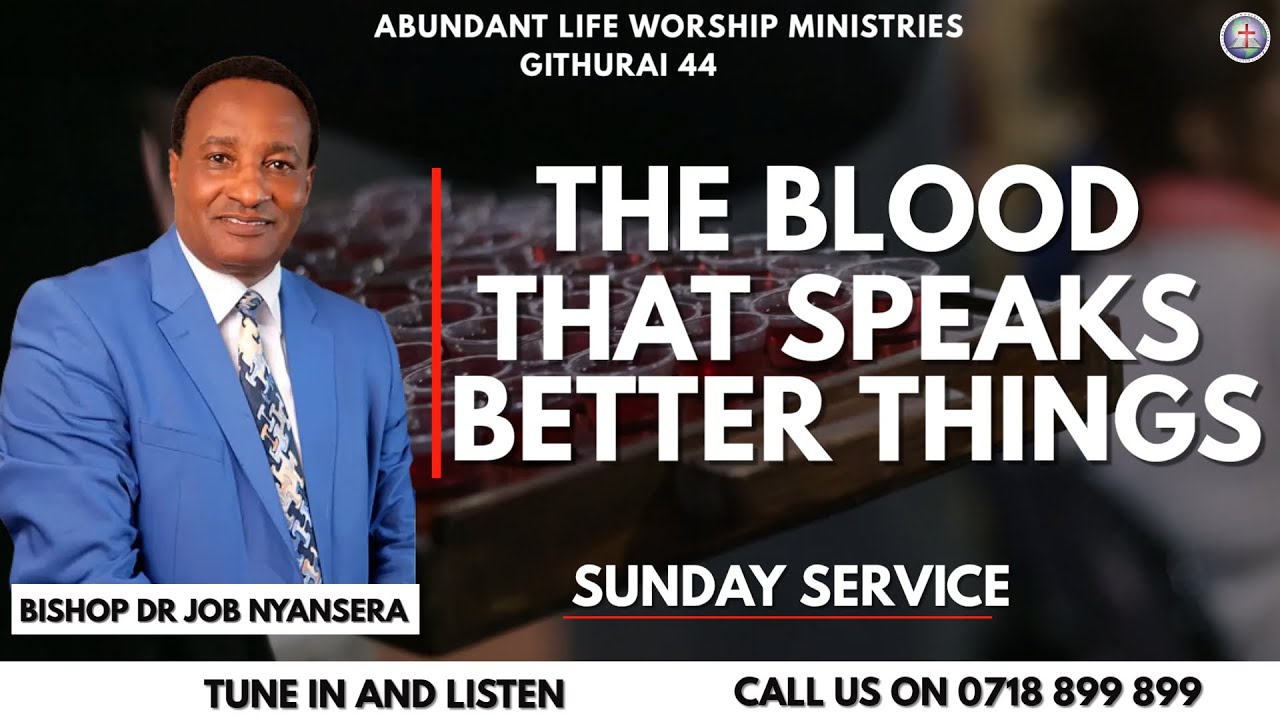 THE BLOOD THAT SPEAKS BETTER THINGS.