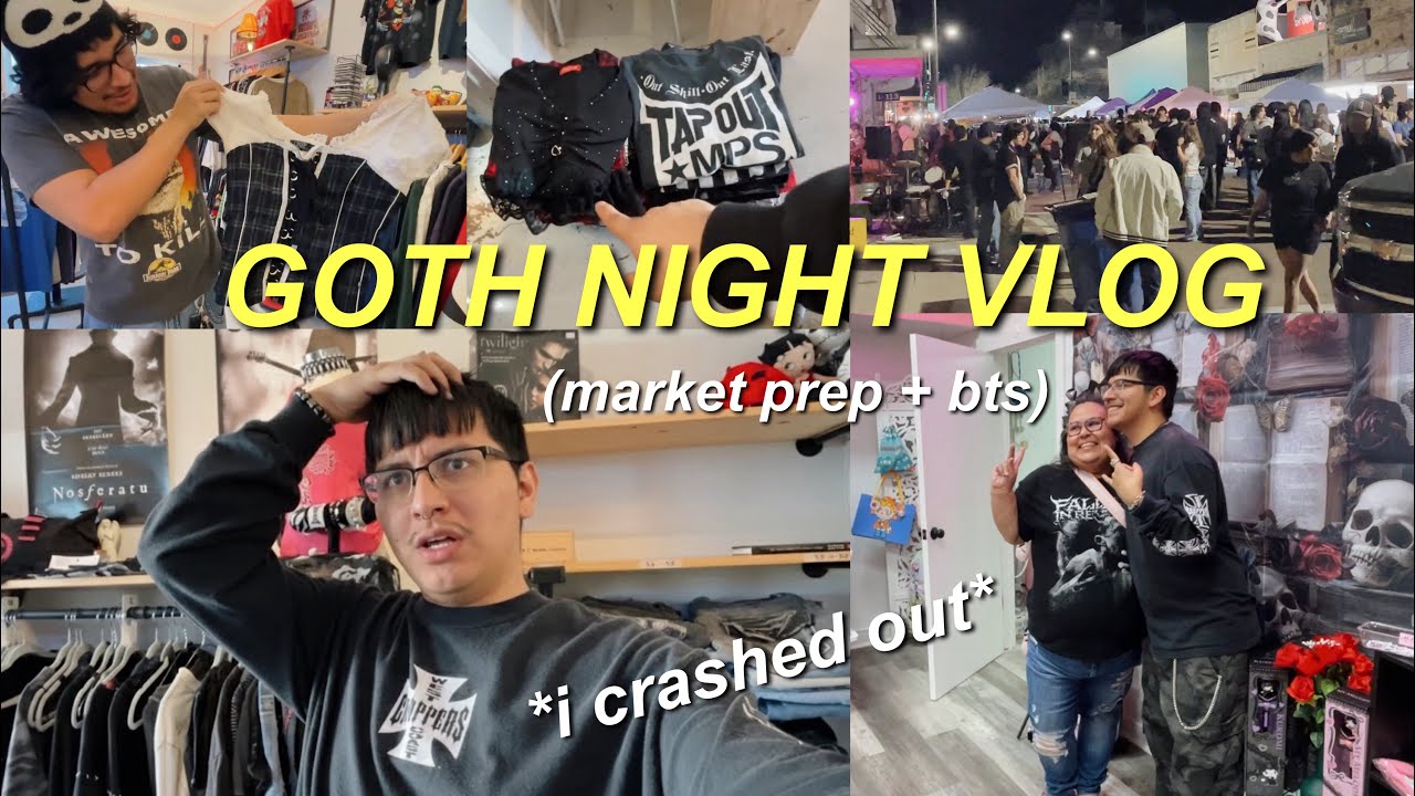 Chaotic Week in My Life (Goth Night Vlog) | Hauls + Market Prep + BTS 