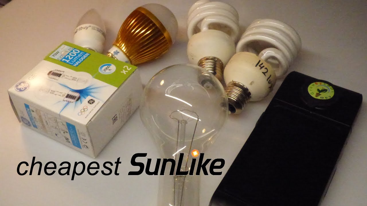 САМЫЕ дешёвые СОЛНЕЧНЫЕ лампы спектр ЭСЛ санлайк для жадных cheapest SunLike 49.2021