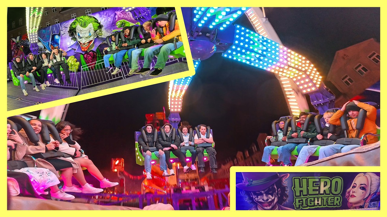 Hero Fighter - Grauberger (Onride) Neuheit 2024 auf der Fürther Kirchweih - Premiere Färdder Kärwa